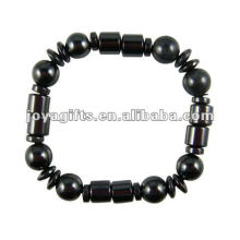 Bracelet à perles rondes Hematite